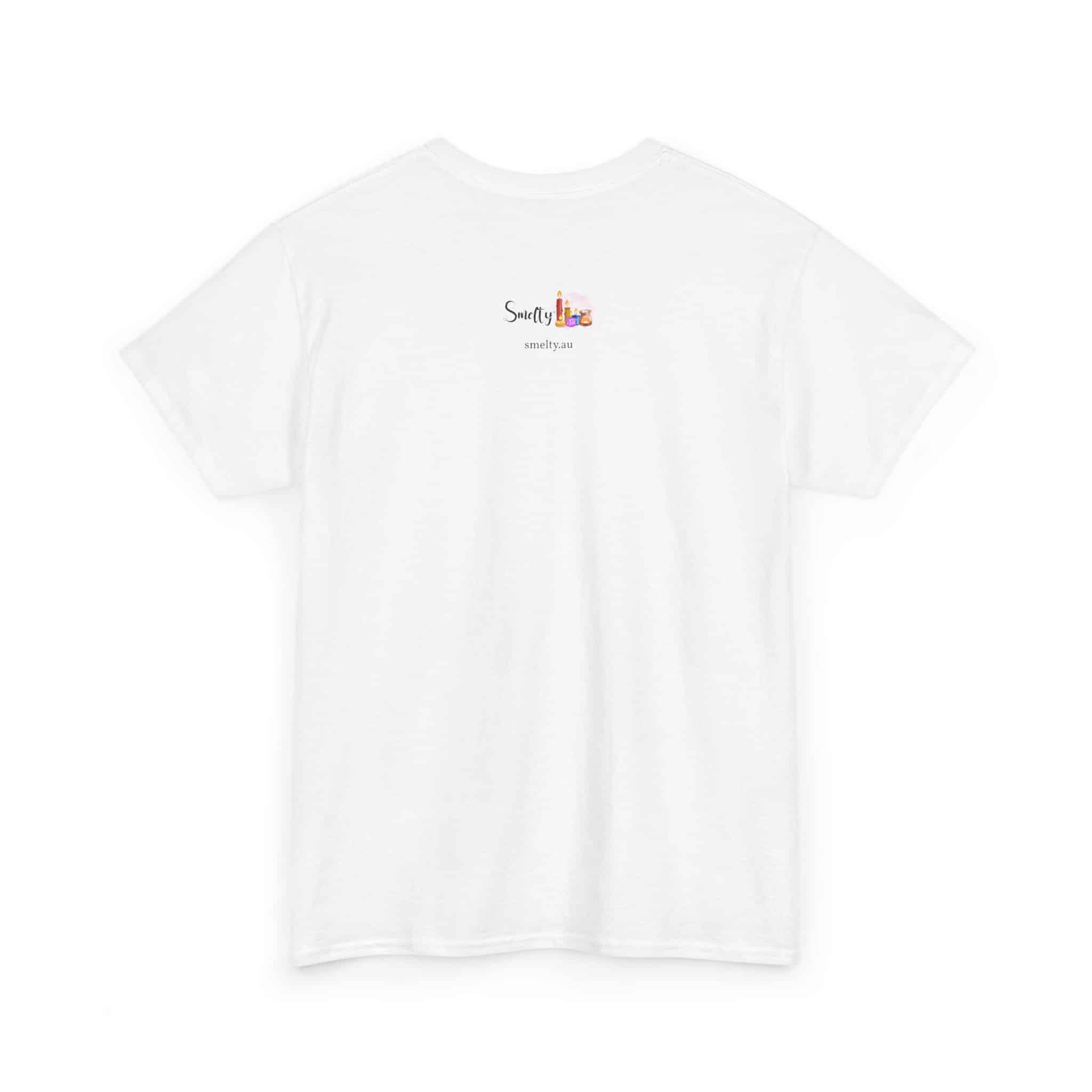 Peace, Love &Amp; Soy Wax Unisex Heavy Cotton Tee 4 Plain White T-Shirt With Logo