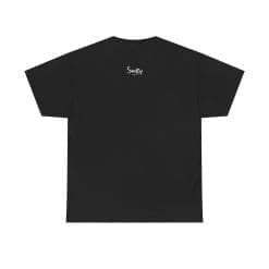 Plain black t-shirt with logo