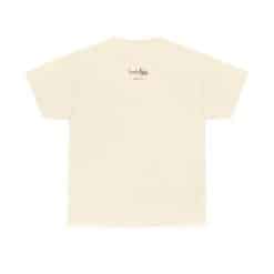 Peace, Love &Amp; Soy Wax Unisex Heavy Cotton Tee 37 Cream T-Shirt With Logo On Back