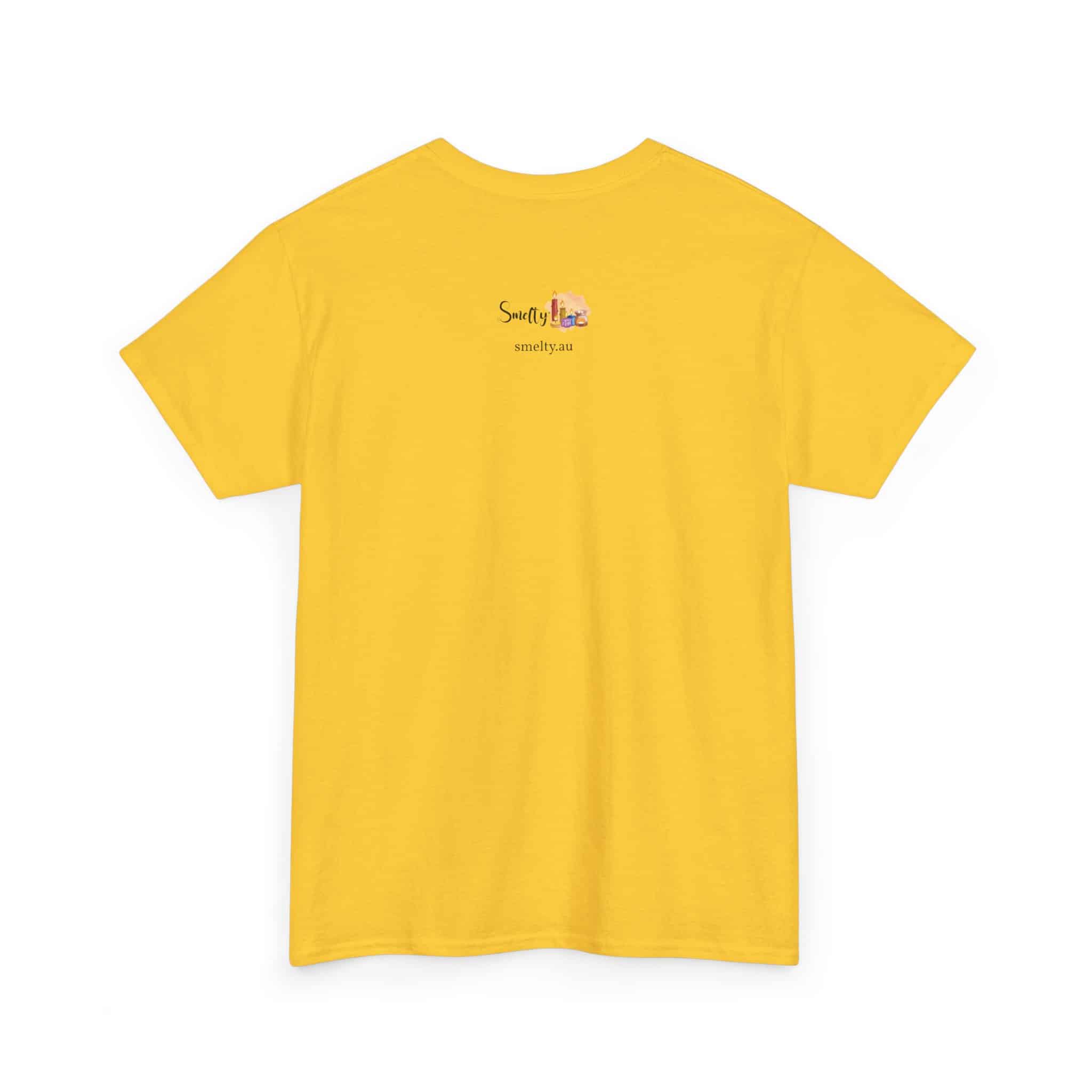 My House Smells Better Than Yours. #Sorrynotsorry, Casual Wear, Humor T-Shirt 16 Bright Yellow T-Shirt With Logo