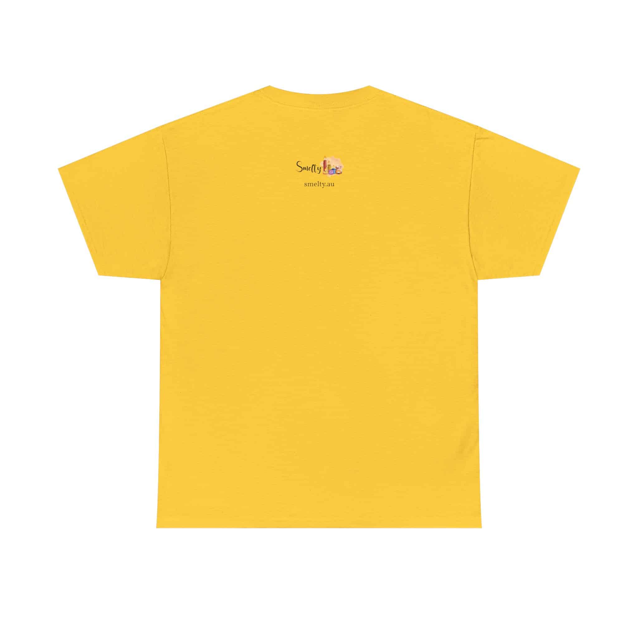 My House Smells Better Than Yours. #Sorrynotsorry, Casual Wear, Humor T-Shirt 14 Bright Yellow T-Shirt With Logo