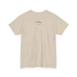 Peace, Love &Amp; Soy Wax Unisex Heavy Cotton Tee 35 Beige T-Shirt With Colourful Logo