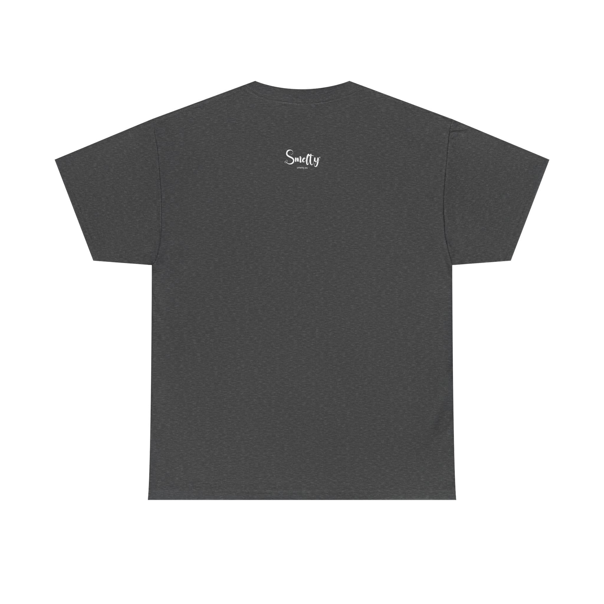 Addicted To Wax Unisex Heavy Cotton Tee 14 Plain Grey T-Shirt With Logo