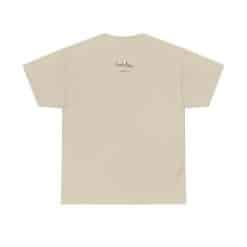 Peace, Love &Amp; Soy Wax Unisex Heavy Cotton Tee 33 Beige T-Shirt With Logo On Back