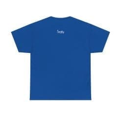 Addicted To Wax Unisex Heavy Cotton Tee 49 Plain Blue T-Shirt With Logo