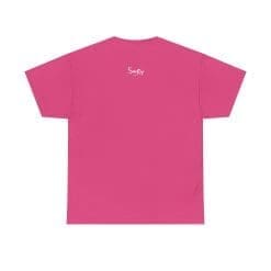 Addicted To Wax Unisex Heavy Cotton Tee 57 Bright Pink T-Shirt With Logo