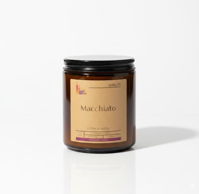 Macchiato - Coffee &Amp; Vanilla 4 Coffee And Vanilla Scented Candle.