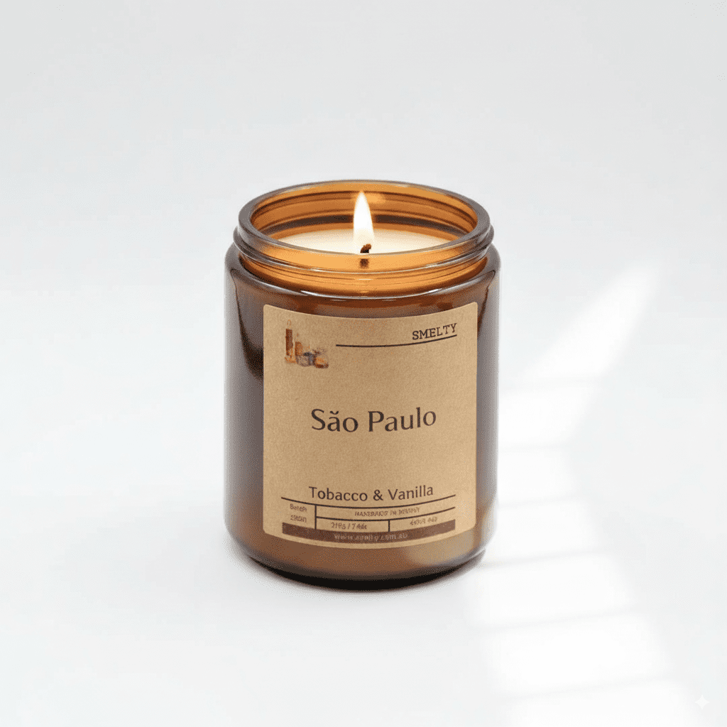 São Paulo - Tobacco &Amp; Vanilla 1 Scented Candle With Tobacco And Vanilla