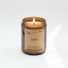 Scented candle with bergamot and sandalwood
