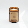 Scented candle with musk and bergamot