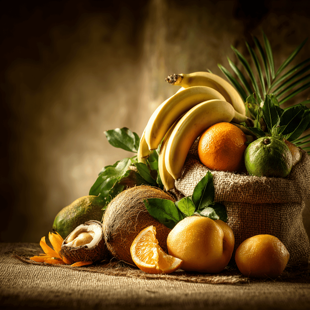 Buzios Tropical Fruits And Citrus Candle With Pineapple, Melon, Guava And Citrus Fruits