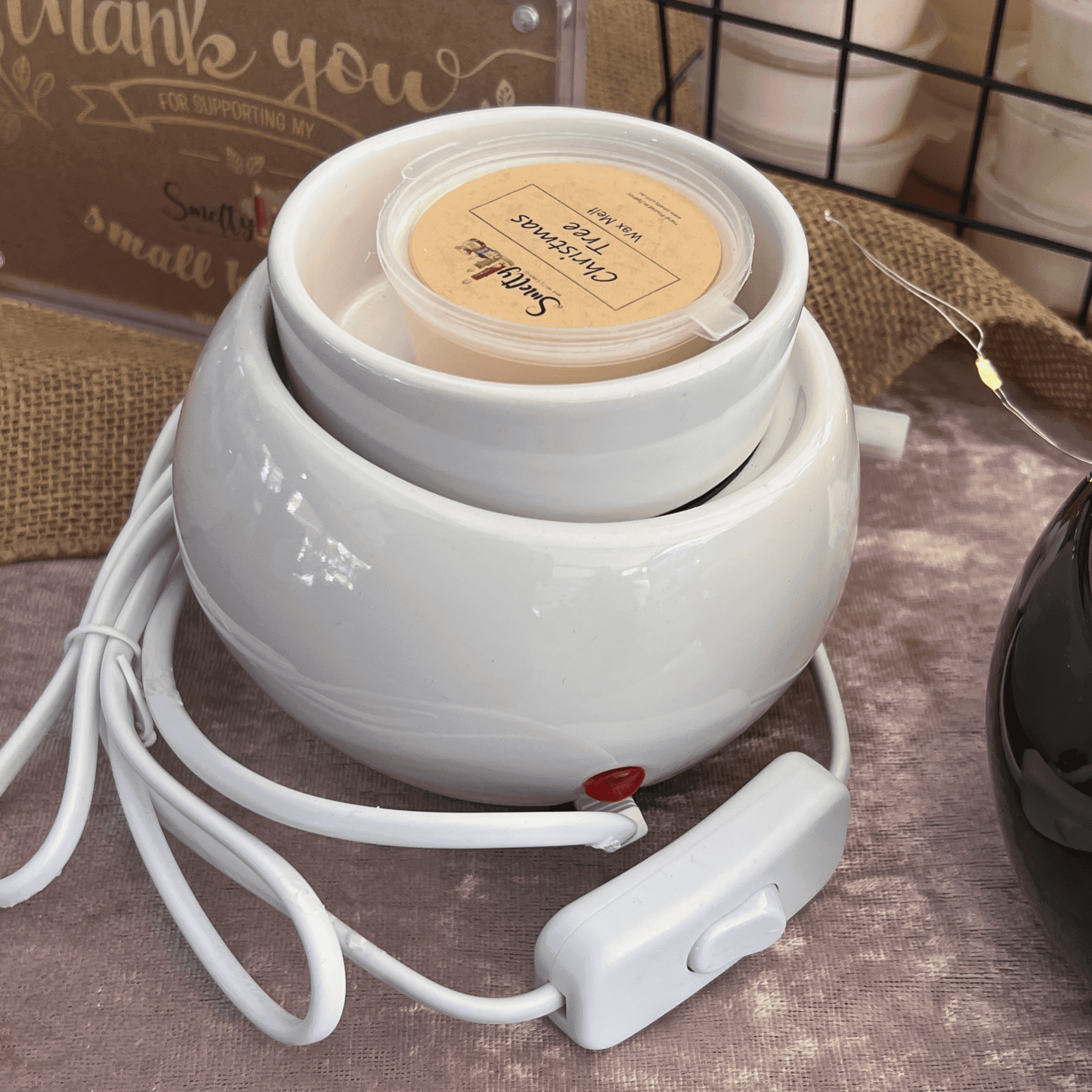 Zen Pot White - Wax Melter - Aroma Glow™ 1 Zen Pot White - Wax Melter - Aroma Glow™